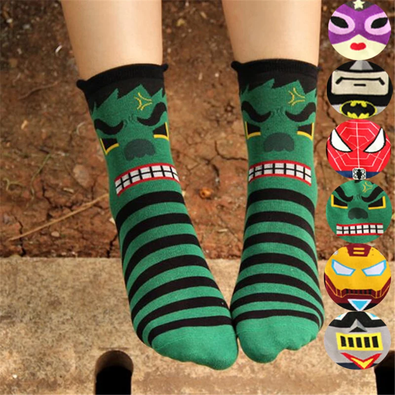 

New arrival socks women cotton autumn-winter colorful cartoon crazy stripe sock lady and women's funny cartoon socks
