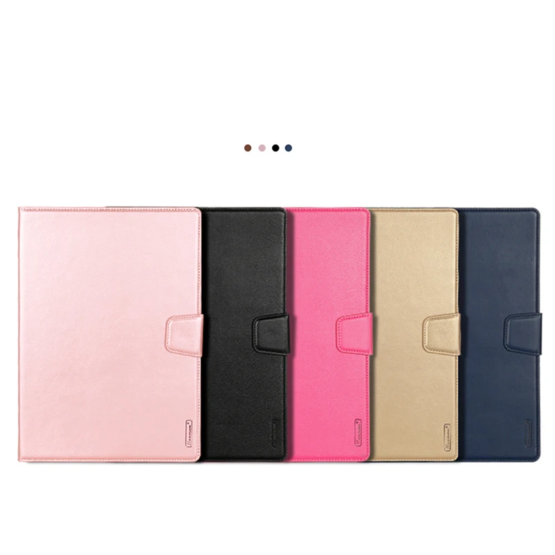 10pcs Hanman Mill Sheepskin Leather Case for Apple iPad 10.2 Business Holder stand with Wallet Card Slot Case Cover