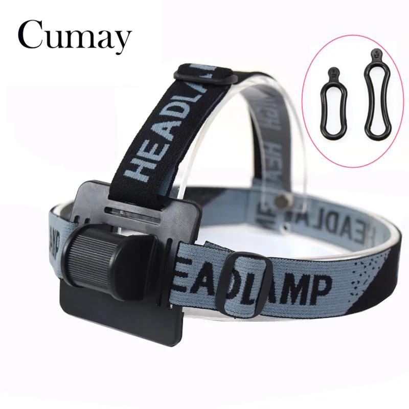 1PCS-Hot-Portable-Adjustable-Gray-Head-Strap-Mount-Headband-For-LED-Headlight-Headlamp-Head-Flashlight-Torch_