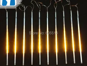 

[Seven neon]Free shipping yllow AC110-220V 3meters 10pcs/set 20W 50cm long 60leds/pcs 3528led smd led meteor tube light