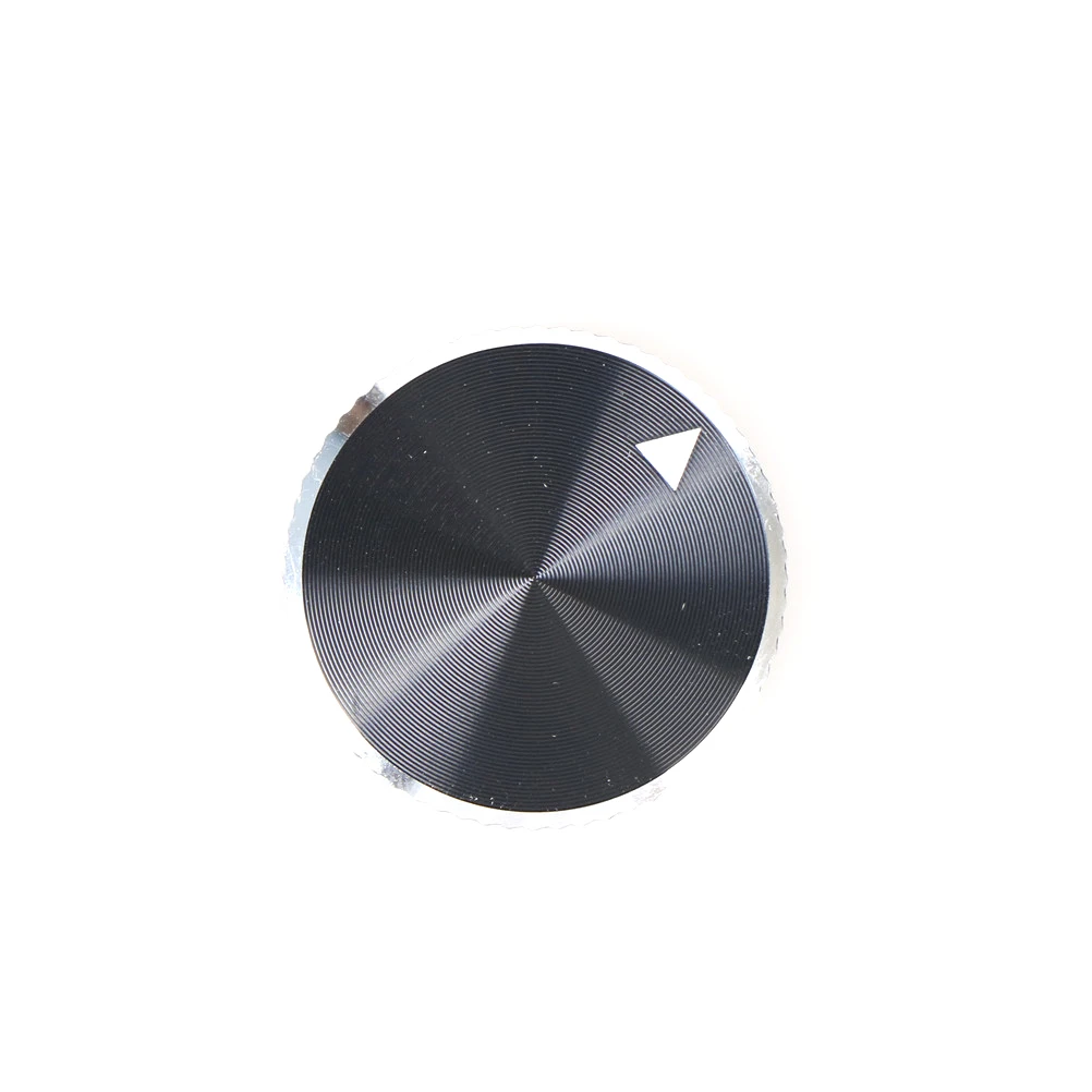 25 мм x 15,5 диаметр Черный Алюминий Поворотный управление потенциометра Ручка переключателя кепки горячая распродажа