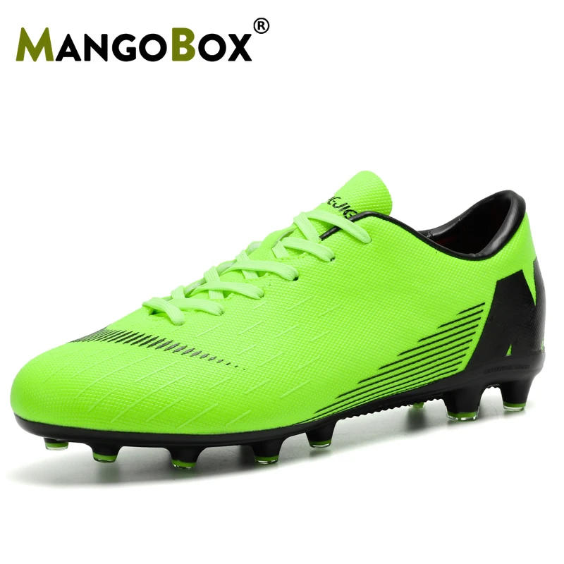

New Cool Men Soccer Cleats Spike Shoes Low Ankle Kids Soccer Shoes Outdoor Lawn Games Anti-Slip Football Shoes Boys Trainers
