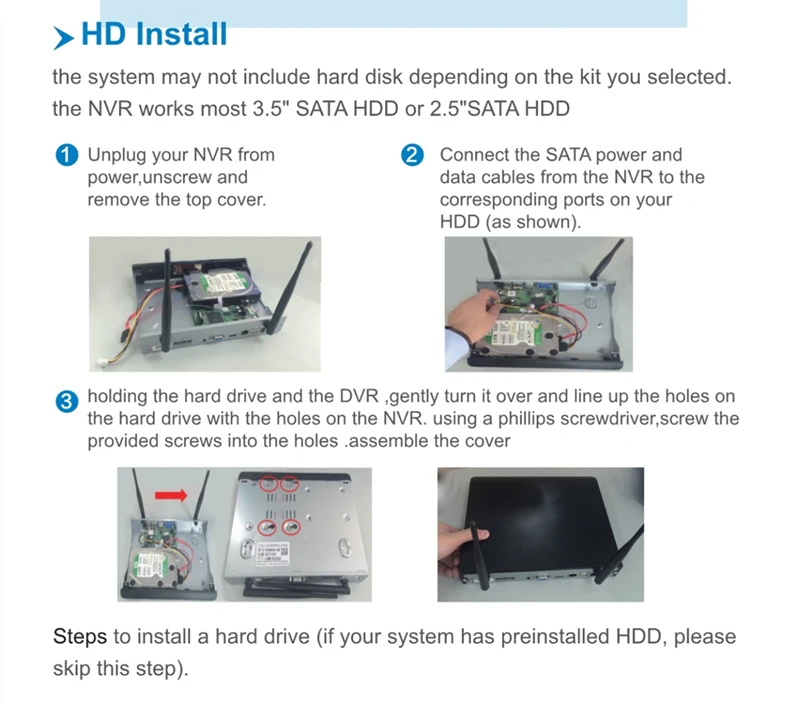 Система видеонаблюдения беспроводная на 4 камер уличные 4ch CCTV Nvr комплект 1080P 1ТБ HDD 2MP wifi ночное видение инфракрасный Plug& Play набор камера наружного наблюдения с фотоаппаратами