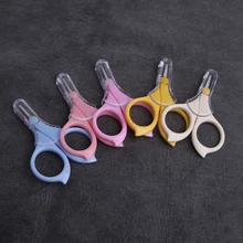 1 pces de aço inoxidável segurança cortador de tesoura para o bebê recém-nascido conveniente