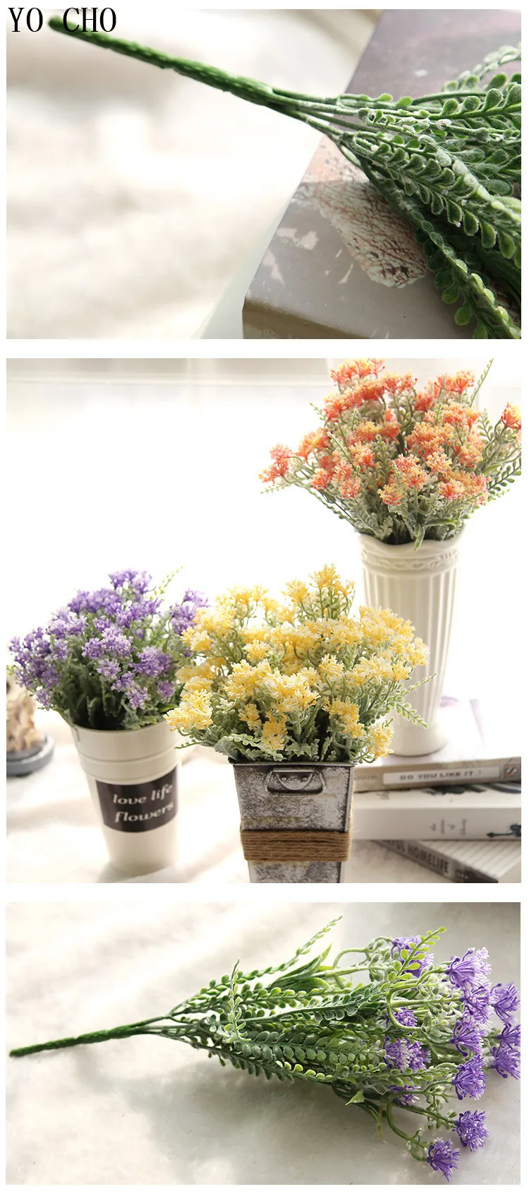Milan thyrsiflorum flores artificiais 25