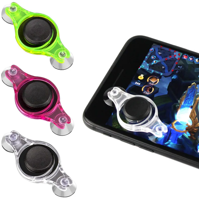 Beste Smart Phone Game Joystick Controller Fling Richting Game Joystick Duim Controller met Zuignap voor Xiaomi iPhone Samsung