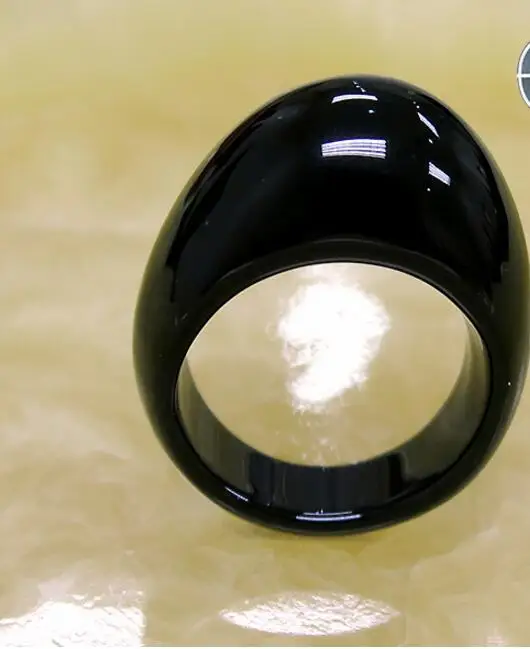 

ZCD 2017 802+++Natural black chalcedony head ring