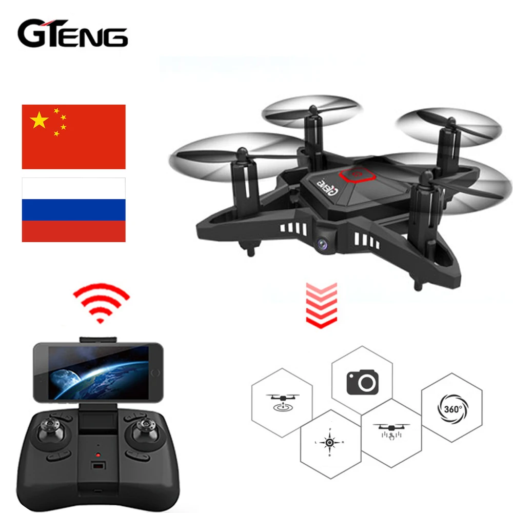 

Gteng Dron quadrocopter with camera fpv drone quadcopter remote control helicopter micro mini droni rc toys quad copter T911W