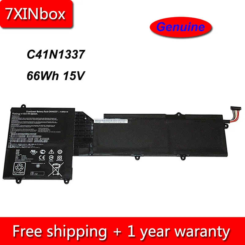 7XINbox 66Wh 4300mAh 15V подлинный C41N1337 Аккумулятор для ноутбука ASUS все в одном портативный