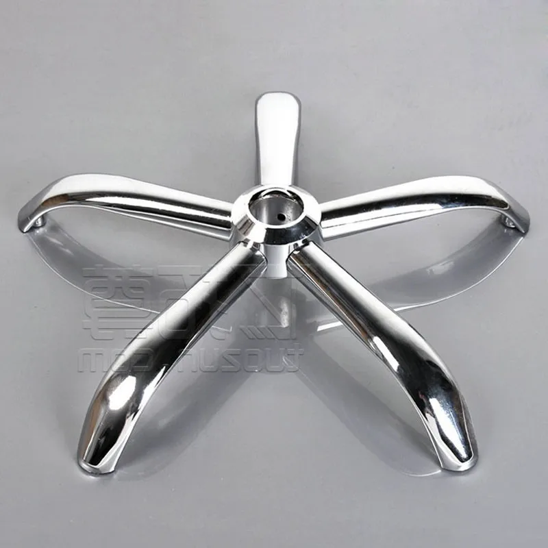 

Zun Tuo Metal Steel System Five Stars Foot Computer Chair Foot Rise And Fall Revolving Chair Base Boss Chair Parts