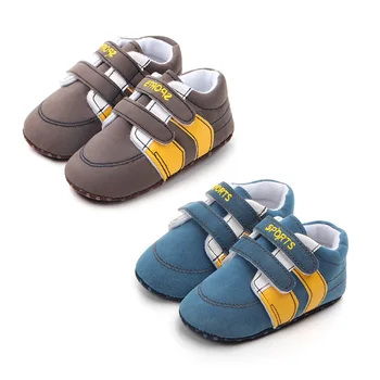 

Spring Autumn BabySports Shoes PU Soft Bottom Newborn girl boy Anti-Slip First Walkers Soft Bottom Non-slip Toddler ShoeY M M