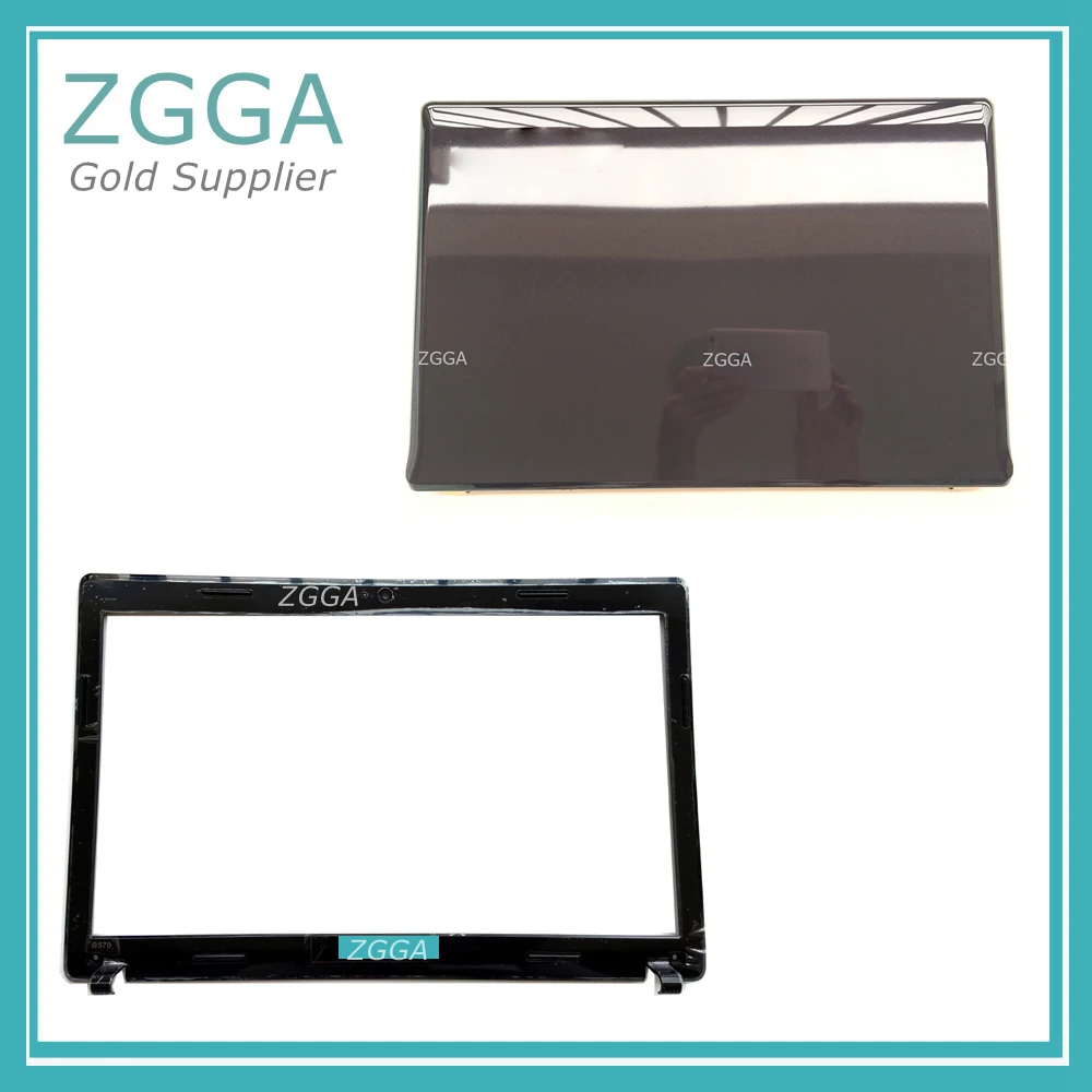 Новые оригинальные подлинной для Lenovo ноутбука G570 ЖК-дисплей задняя крышка верхней крышке и передняя панель Экран Рамки В виде ракушки 31048392