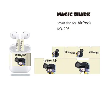 

Magic Shark Funny Winner Chicken Dinner Ultra Thin PUBG PVC Sticker Case Cover for Apple Airpods Shockproof