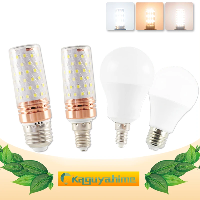 

E27 LED Bulb E14 LED Lamp 3W 6W 9W 12W 16W SMD2835 AC 220V 240V Corn Bulb led Lampada Bombilla Ampoule For Home Decoration Light