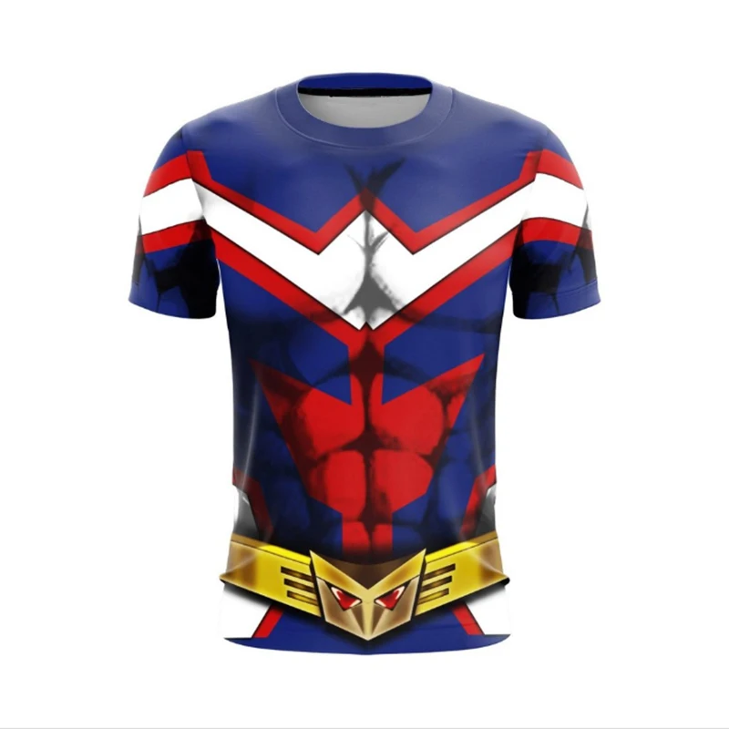 

2019 New Summer Casual Short Sleeve Tops&Tees All Might One For All Unisex 3D T-shirt