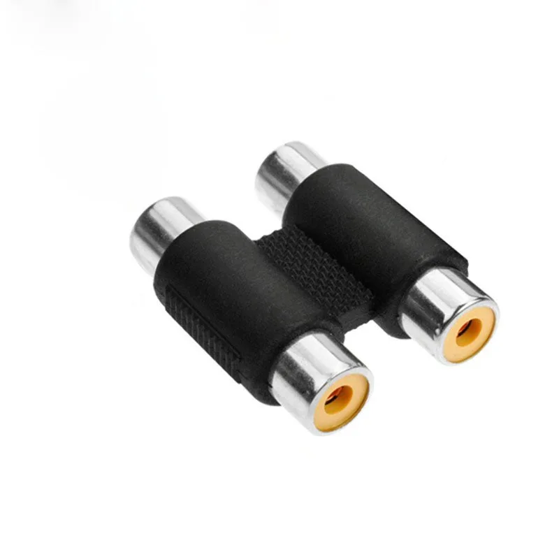 100pcs Audio Cable Connector Female To Female Extension Cord Connector