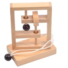 3D деревянные струнные головоломки головоломка игра игрушки для взрослых детей