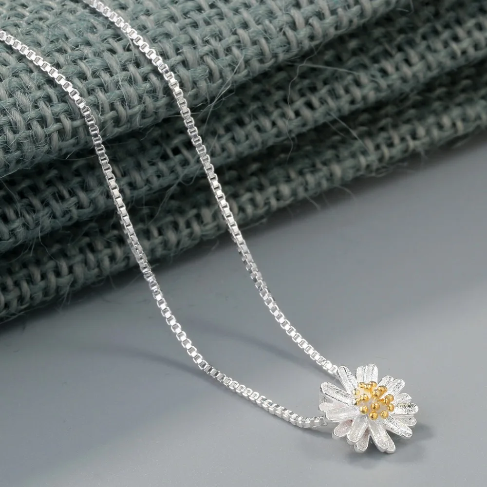 dried flowers necklace pendant