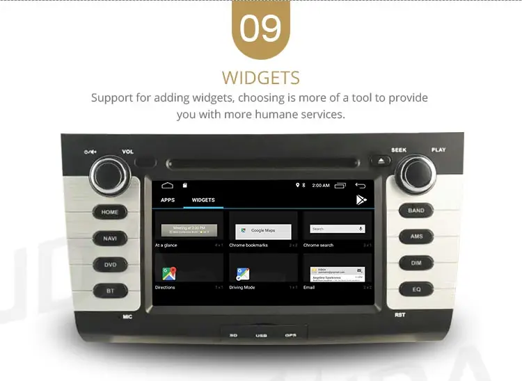 Sale LJDA Android 9.1 Car DVD Player For Suzuki swift 2004-2010 Car Multimedia Player Stereo GPS Navigation IPS Audio 2 Din Car Radio 11
