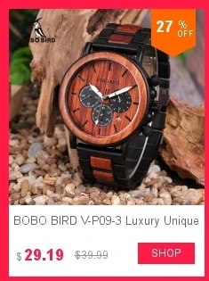 BOBO BIRD деревянные часы новое поступление кварцевые часы для мужчин и женщин часы для подарка Relogio K-Q19
