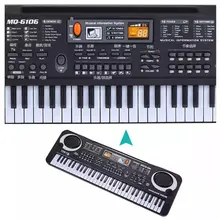 Многофункциональное мини электронное пианино с микрофоном 61 для ключей, игрушек для детей Цифровая музыка электронная клавиатура