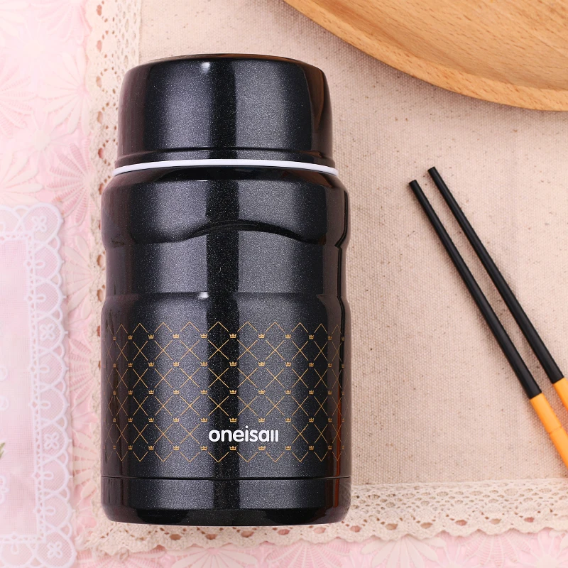 500ml Lunch Pail Thermos Food Container Stainless Steel Jar Lunch Box