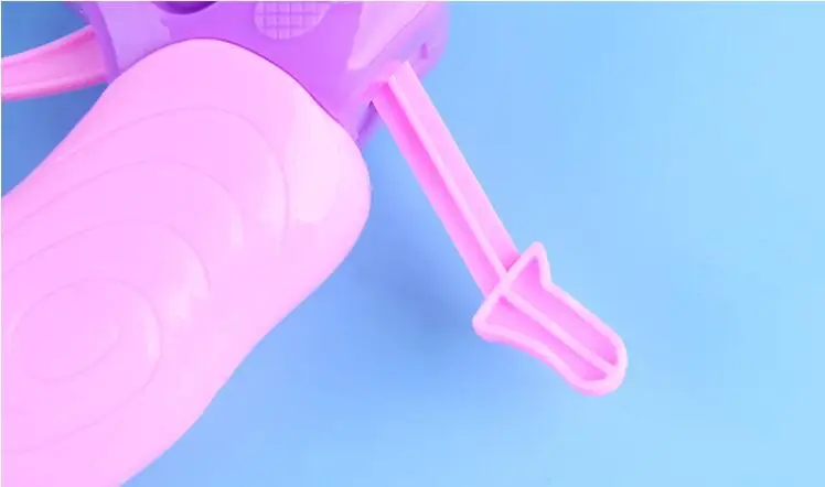 iWish Shooting Toy Elastic Table Tennis Gun Friction Power Kids Child Interest plastic Pistol Sports Hunting Toys For Children 5