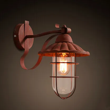 

IWHD Creative Retro Loft LED Wall lamp Industrial Vintage Bedside Fixtures Home Lighting Wall Light Arandela Lamparas De Pared
