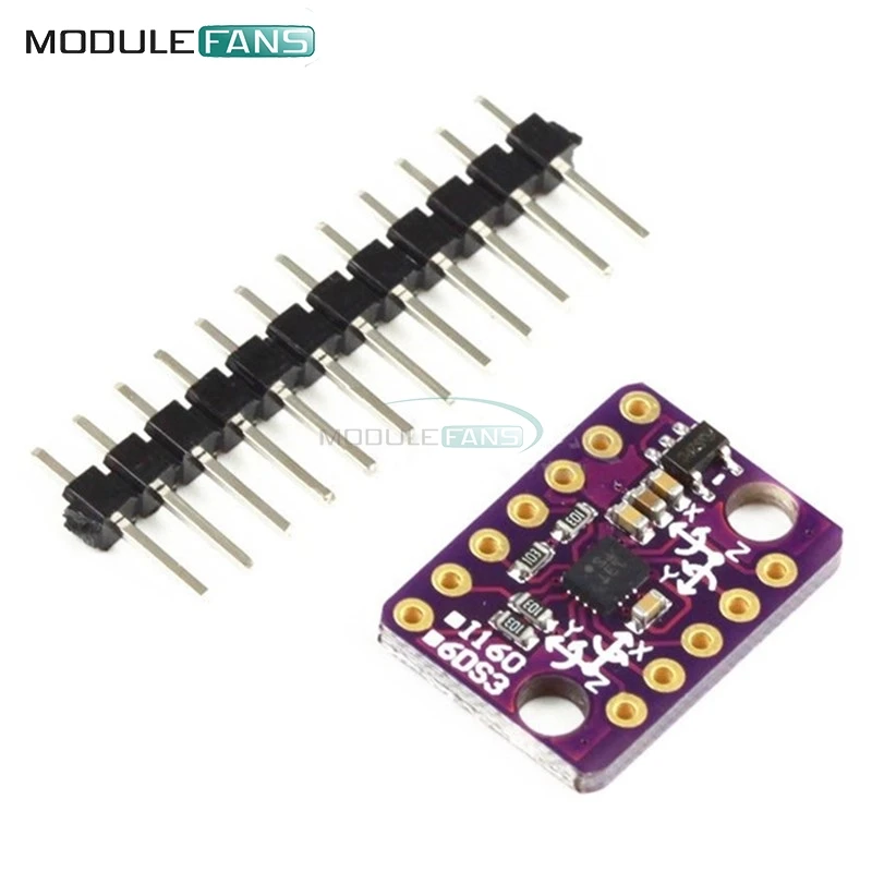 

6-axis Rate Gyro BMI160 GY- BMI160 6DOF Gravity Accelerometer Sensor Module IIC I2C SPI Diy Electronic