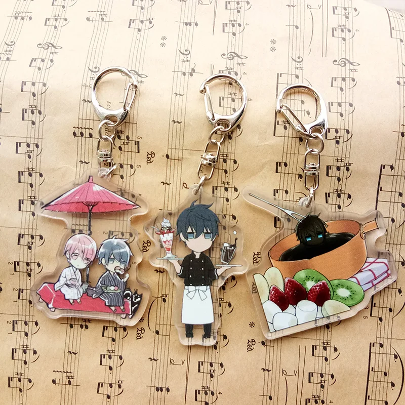 

Fujoshi BL Comic Keychain 10 Count Ten Count Funny RIHITO TSHIROTANI Tadaomi Portachiavi Keyring Bag Gift Pendant Rotten Girl