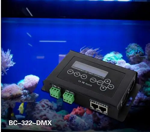 

BC-322-DMX Timer dimmer DMX controller DC9V aquarium controller