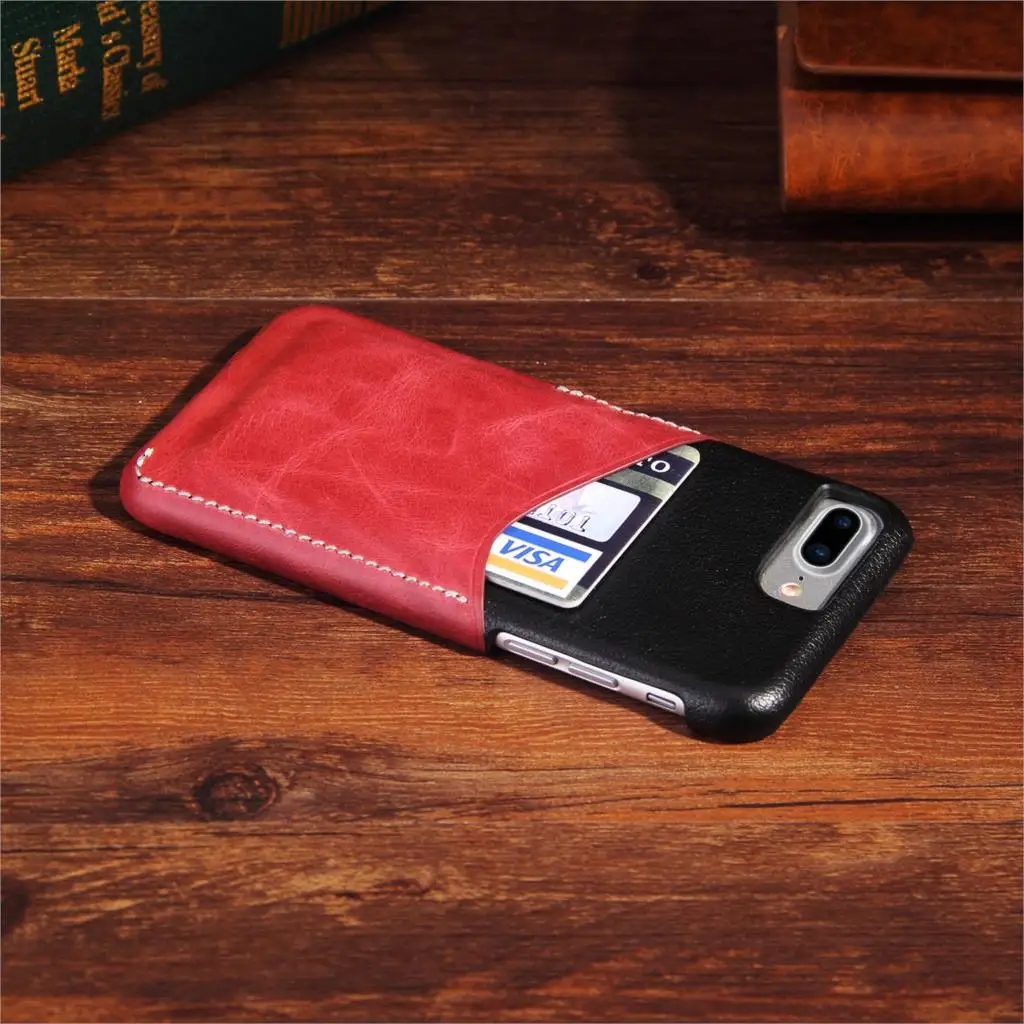 Чехол накладка из натуральной коровьей кожи для iPhone 7 8 plus|Бамперы| |