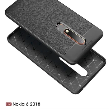 

30pcs/lot Free Shipping New Lichee TPU Soft Cover Case for Nokia 7 Plus for Nokia 1 for Nokia 2 for Nokia 6 2018