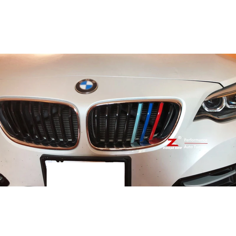 BMW 2シリーズ F22 F23 F45 F46 220i 218i 218d 225i 専用 トランク リアエンブレム グロスブラック For BMW 2 series F22 F33 F45 F46 216i 218i 220i 225i 228i Car Front Grille  Stripes Grill M Motorsport Strips Performance Sticker - AliExpress
