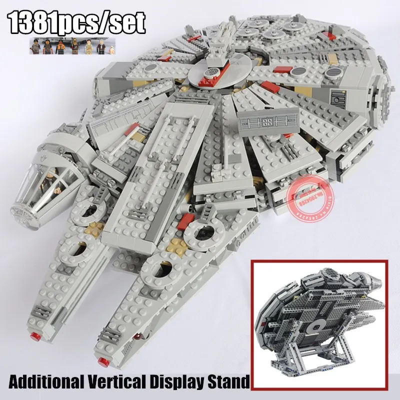 

New Force Awakens Millennium Falcon display fit legoings Star Wars figures technic 75105 Building Blocks bricks gift kid Toys