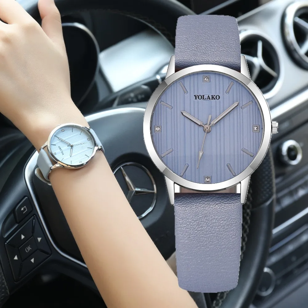 Fashion Simple Women Watches Women Elegant Leather Female Clock Quartz Casual Ladies Wrist Watch Bracelet Gift zegarek damski