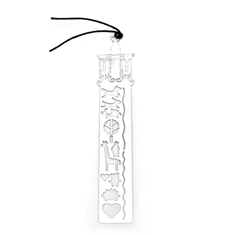 1 X мультяшная птица рыбный Металл Закладка с линейкой материал Bookmarks для книг канцелярские принадлежности 15 см