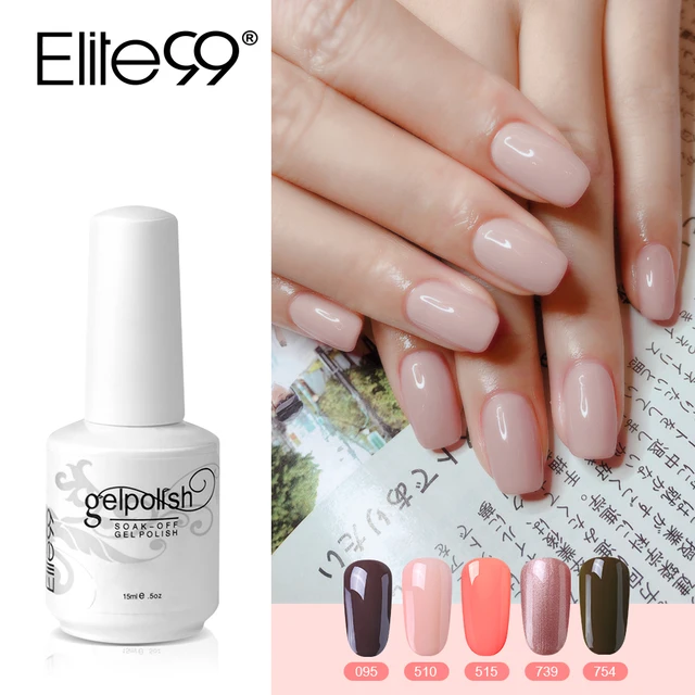 Elite99 15ml Nude Farbe Serie UV Gel Nagellack Tränken Weg Basis Keine Wischen Top Nagel Gel Polnisch Vernis für Nagel Make-Up Gel Lack