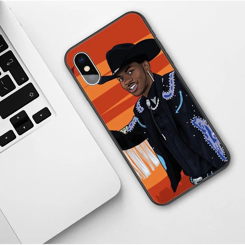 Чехол Lil Nas X для телефона iPhone XS MAX XR силиконовый чехол с рисунком в стиле Старый