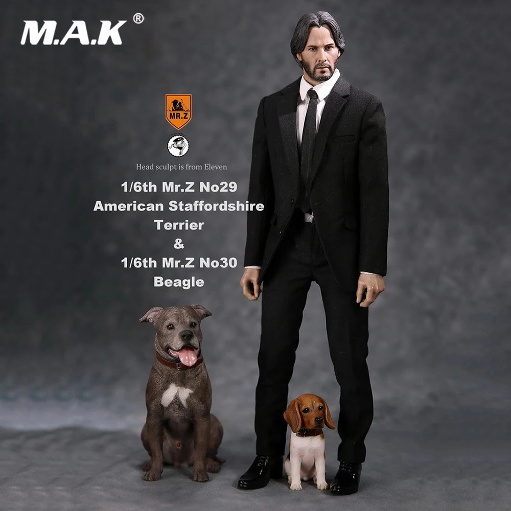 

For Collection 1/6 Scale Scene Accessorie Mr.Z 1/6 MRZ030 BP001 BP002 No.30 Beagle Puppy Dog Animal Model for 12'' Action Figure