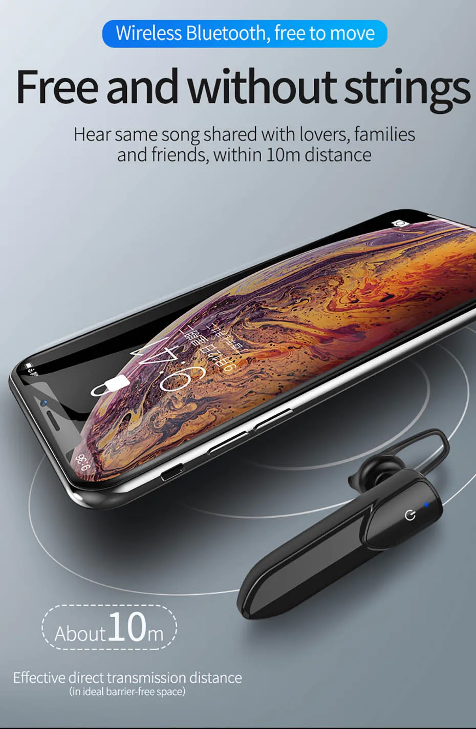 MOUSEMI Bluetooth Earphone With Mic Handsfree Wireless Earphones Sport Headphone Waterproof Headset Microphone For Xiaomi Huawei (9)