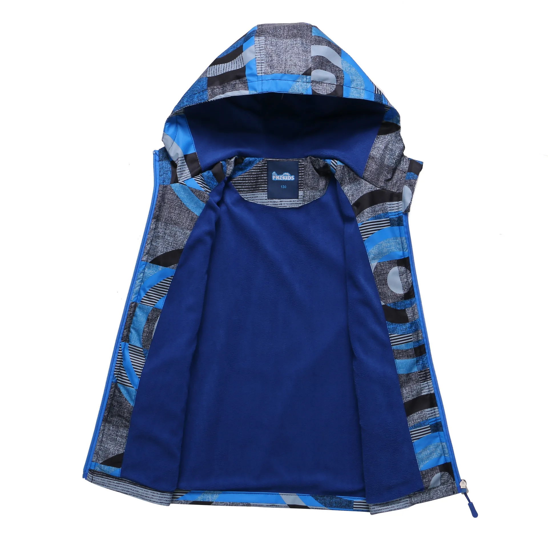 Новинка года; детская одежда на весну-осень; ветронепроницаемые водонепроницаемые куртки для маленьких мальчиков; двухслойная флисовая подкладка