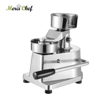 ITOP Manual Hamburger Press Burger Forming Machine Aluminum Round Meat Shaping Machine Meat Patty Makers With 500Pcs Oil Paper
