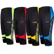 Новые мужские штаны для футбола, для бега, для футбола, укороченные, 3, 4 ноги, обтягивающие штаны, мужские спортивные штаны для бега, фитнеса, спортивные штаны, 9702