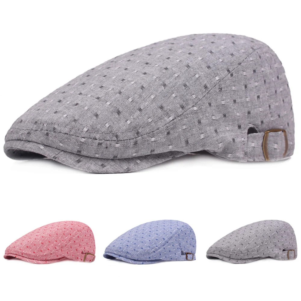 Men Thin Golf Driving Cap Travel Outdoor Adjustable Beret Hat New CSHAT0312 |