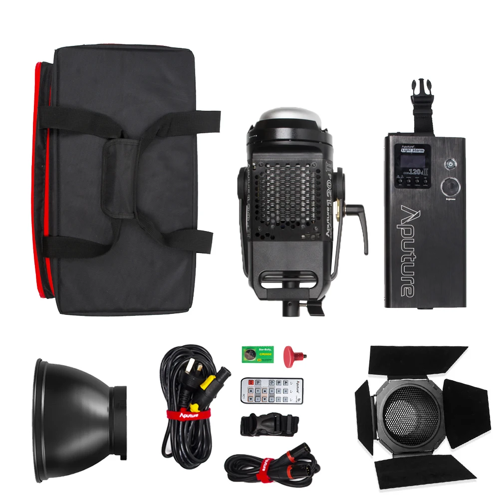 Aputure C120d II 120d + комплект двери сарая 30 000 Люкс @ 0 5 м светильник вых эффектов CRI 96 TLCI 97