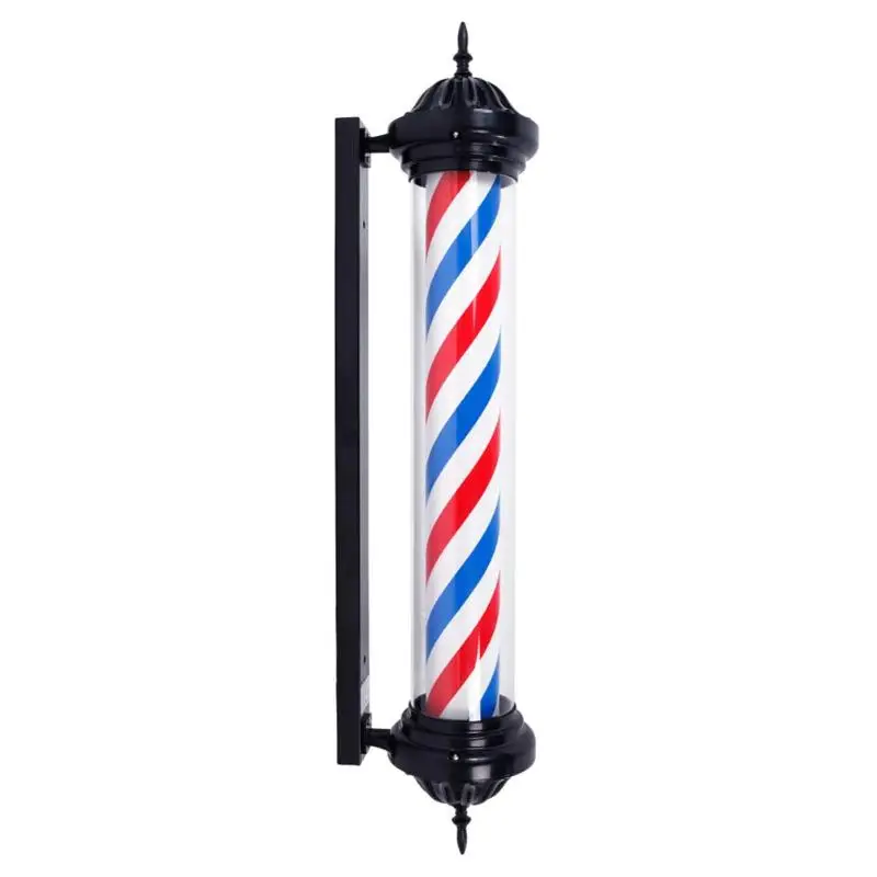 

41" M339C Rotating BBarber Pole Light Light US Plug Red & Blue & White