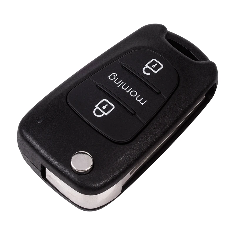 VDIAGTOOL 100 шт запасной чехол для ключа автомобиля чехол для Kia кожух ключа ретранслятора для Kia Morning 3 кнопки дистанционного ключа оболочки