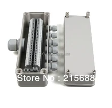 SAIPWELL NEW 80*250*85mm A INTO SIX OUT WATERPROOF JUNCTION BOX IP65 BOX POWER JUNCTION BOX type DS-AG-0825-1