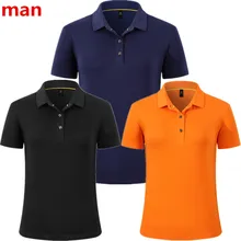 Поло для тренировок и упражнений, однотонные мужские Поло, мужские топы из хлопка высокого качества, мужские/женские универсальные поло 66561